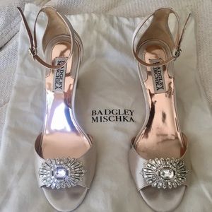 Badgley Mischka. Gently used. A few small stains.